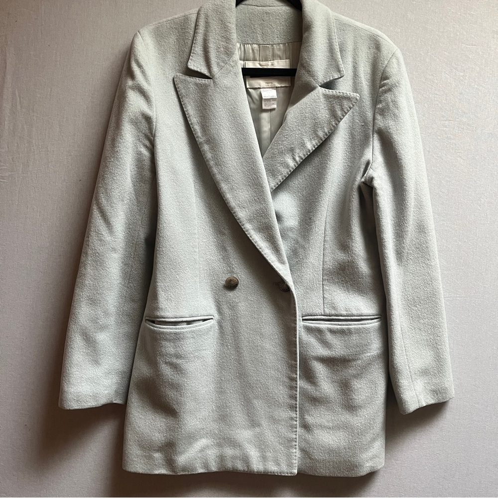 Votrenom Paris Cashmere Wool Blend Tailored Blazer Coat Size S